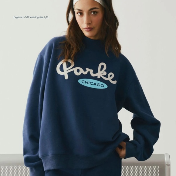 PARKE Chicago Signature Mockneck NWT - Picture 3 of 6